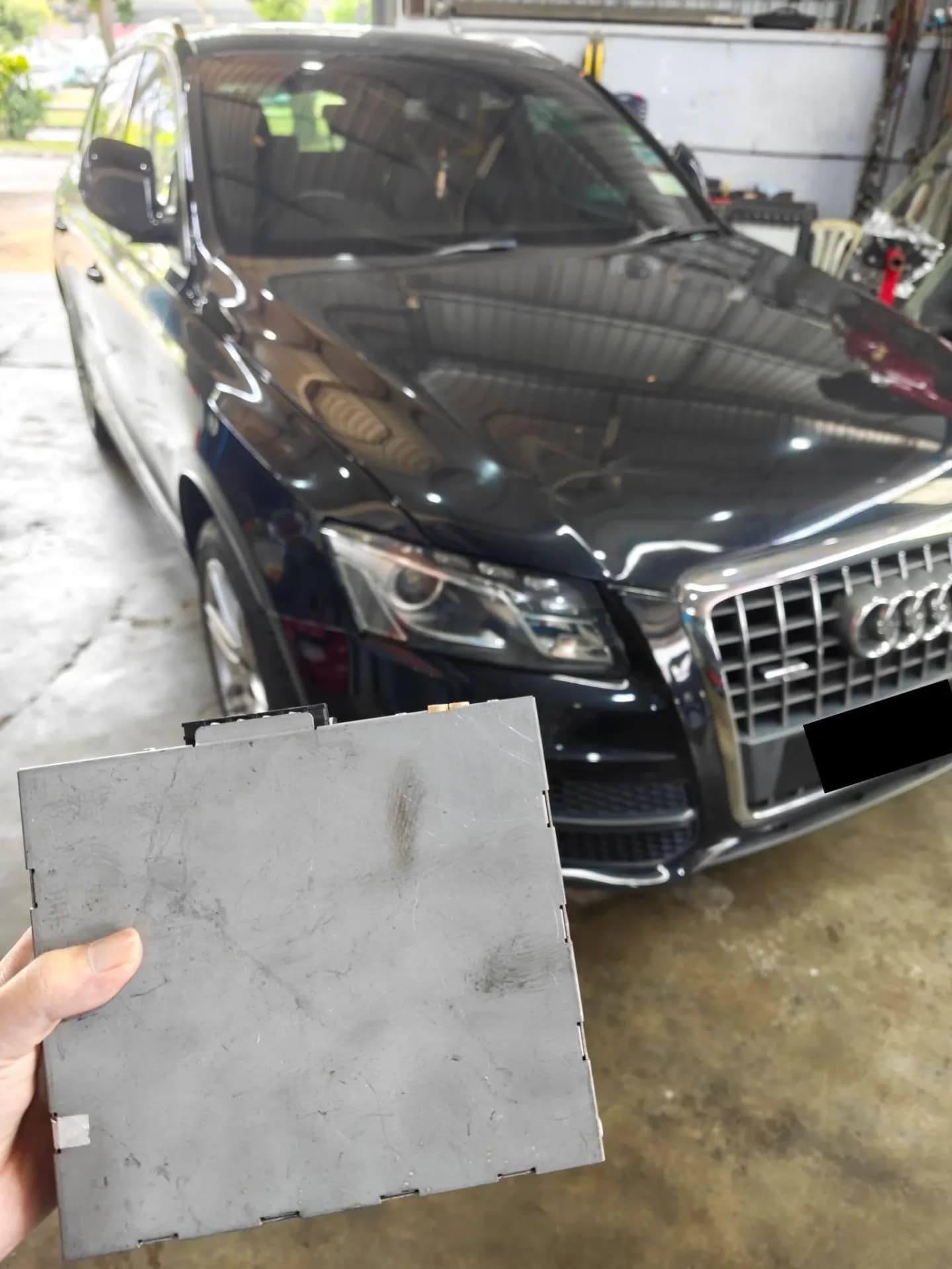 Audi A5 — Radio Module Replacement, Coding & Component Protection Unlock — workshop case photo