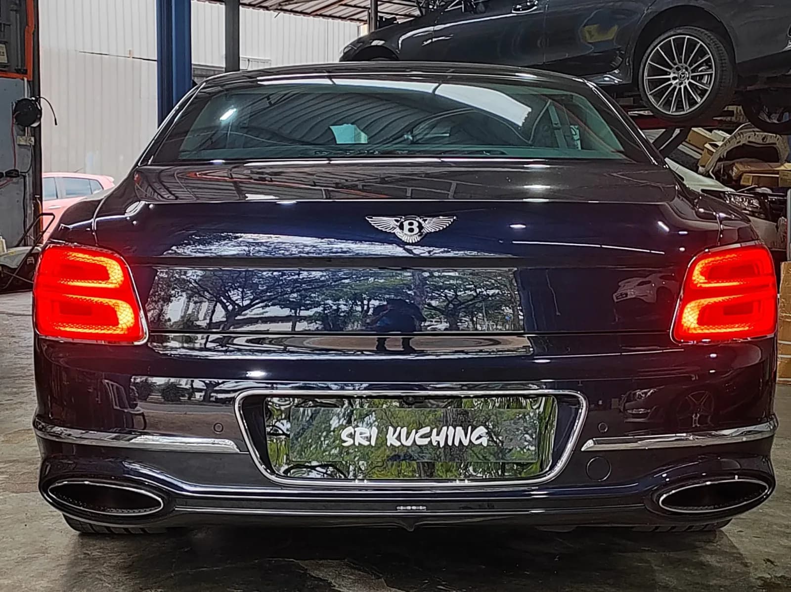 Bentley Flying Spur — Full Engine Oil Service — workshop photograph 4 of 5