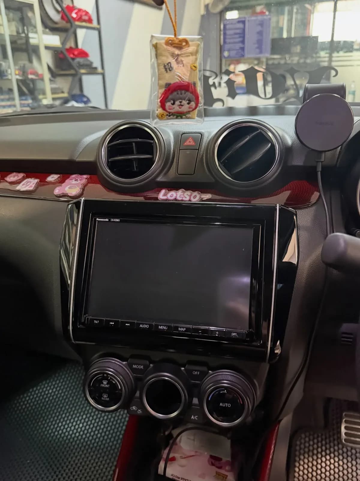 Suzuki Swift Sport ZC33S — Infotainment & Audio Upgrade — workshop photograph 3 of 4