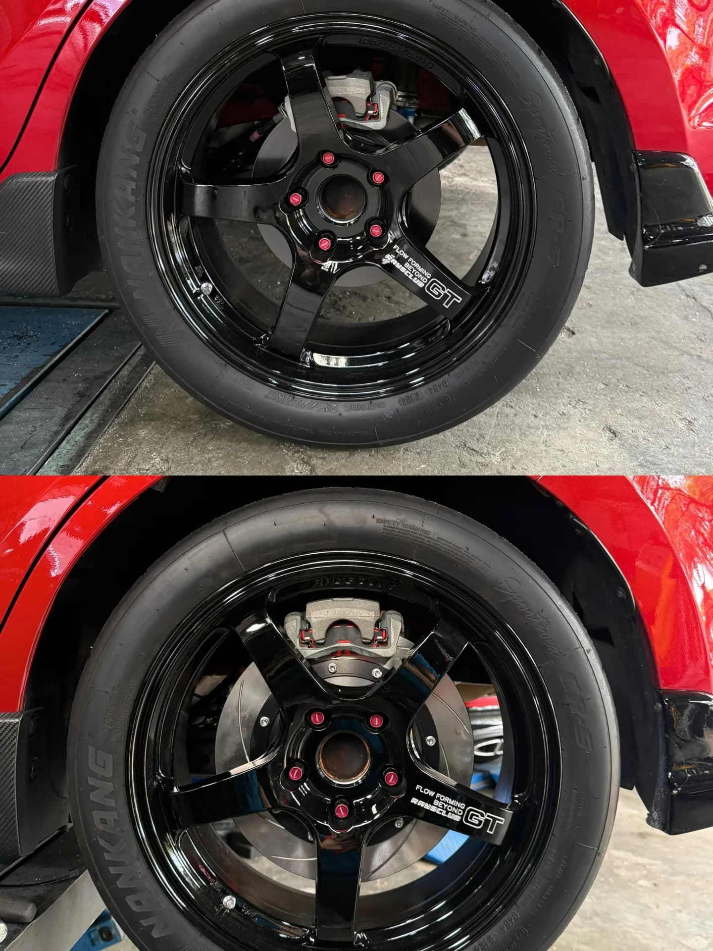 Suzuki Swift Sport ZC33S — Rear High-Temp Oversize Disc Upgrade — workshop photograph 7 of 7