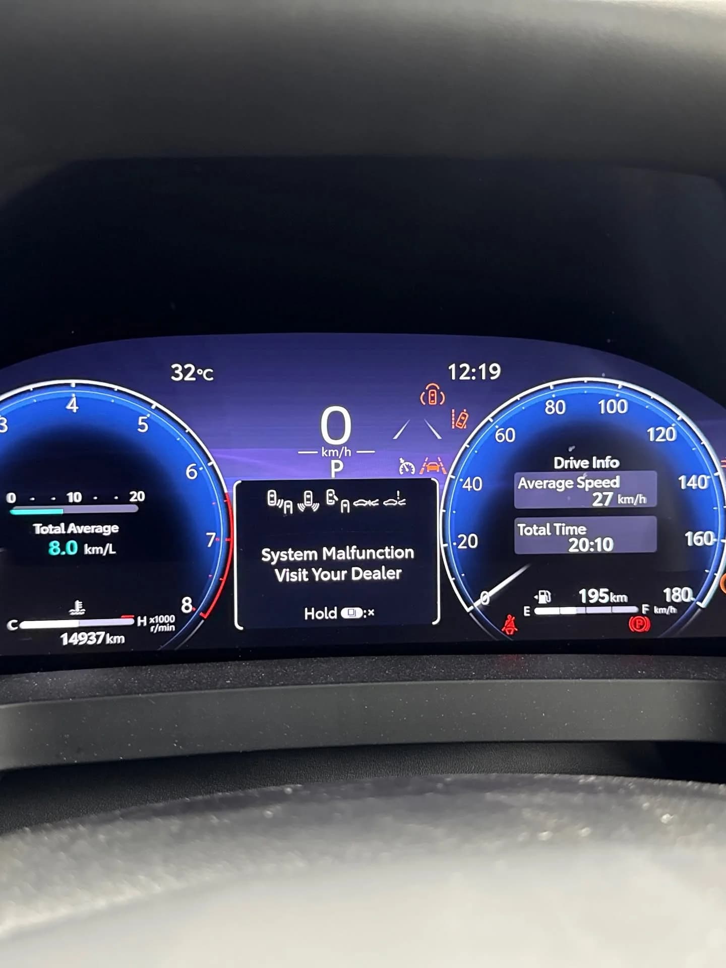 Toyota Alphard AGH40 — Front Radar Sensor Calibration — workshop photograph 2 of 3