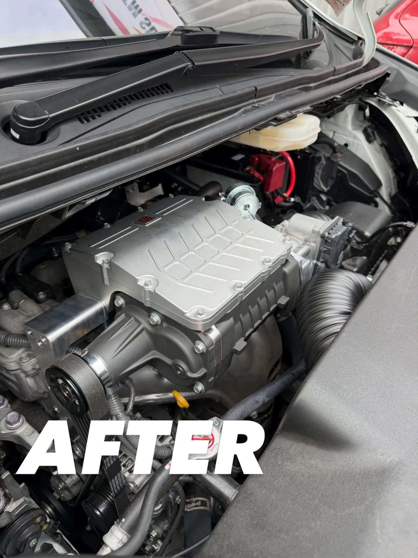 Toyota Alphard AGH40 2.5 — Twin-Screw Supercharger Installation — workshop photograph 3 of 5